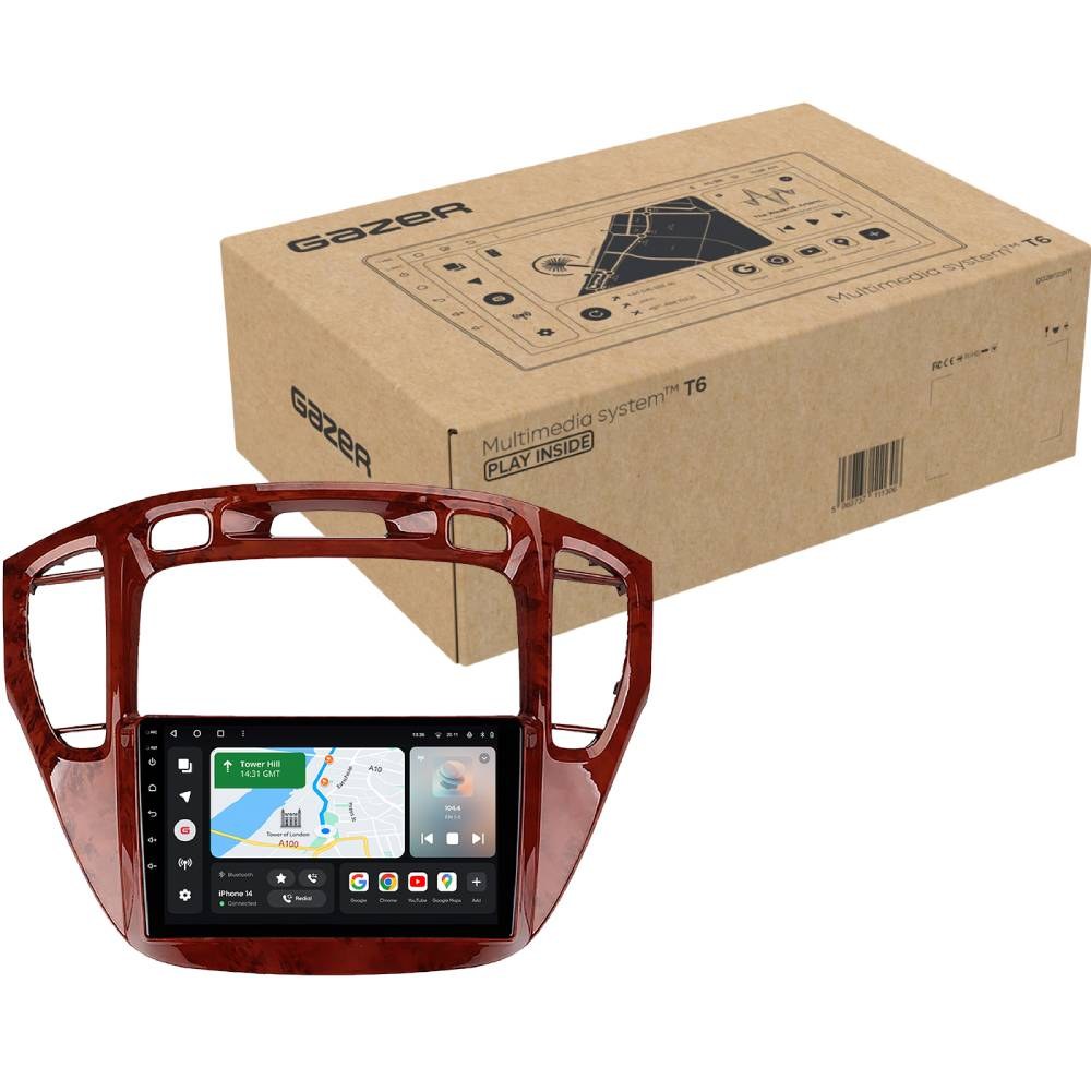 Автомагнітола GAZER T6009-XU20 PRO MAX для Toyota Highlander 1 (XU20) 2001-2007 (45727)