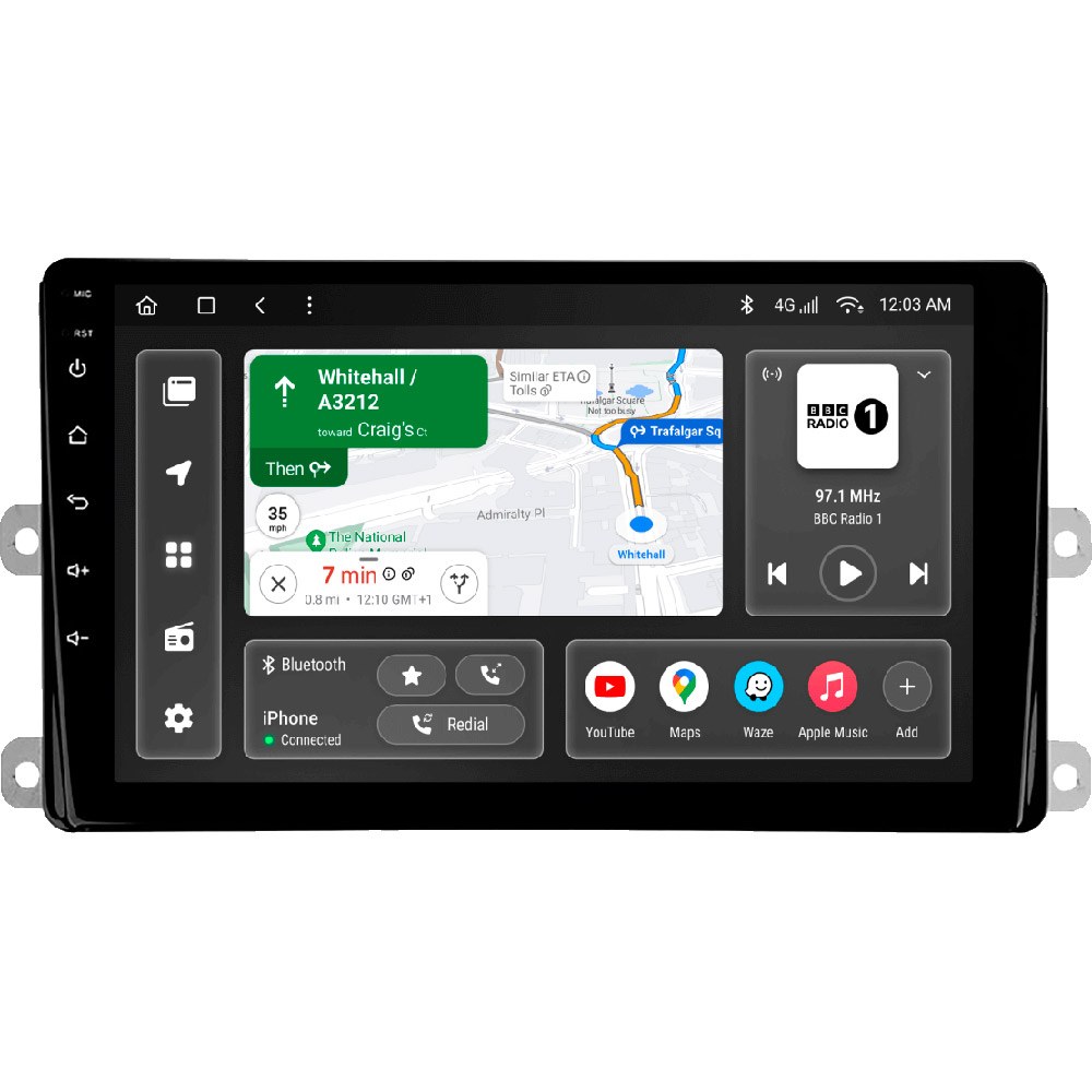 Автомагнітола GAZER T6009-XU70 PRO для Toyota Highlander 4 XU70 2019-2021 (80142)