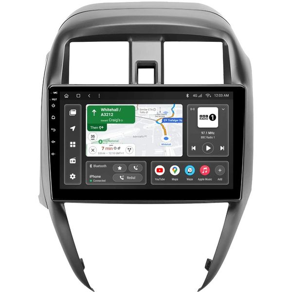 Автомагнітола GAZER T6010-C17F PRO MAX для Nissan Sunny 2014-2016 (42810)