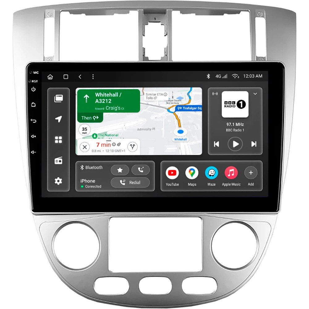 Автомагнітола GAZER T6010-J200 PRO MAX для Buick Excelle Hrv 2004-2013