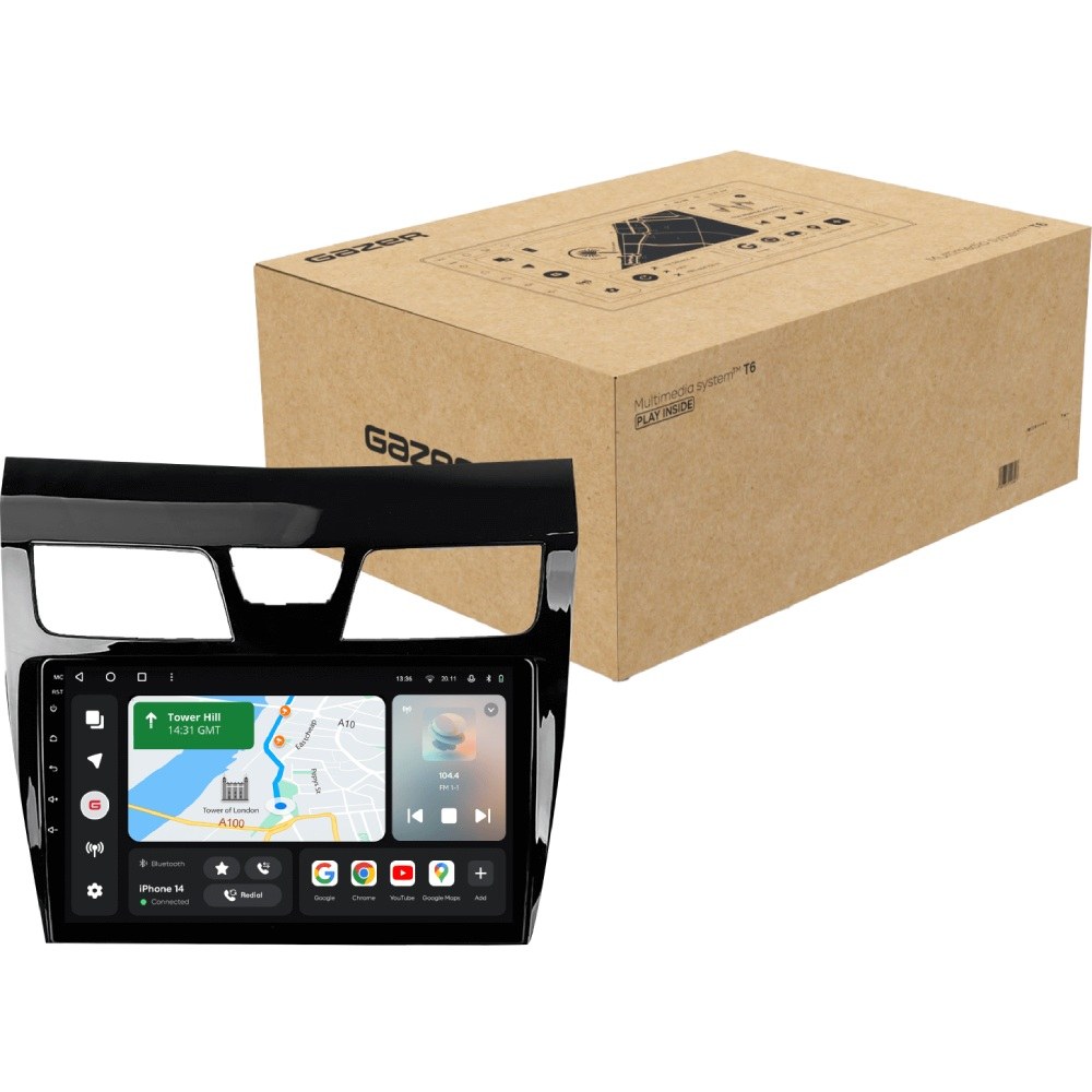 Автомагнітола GAZER T6010-L33/L PRO для Nissan Teana 2013-2015 (80395)