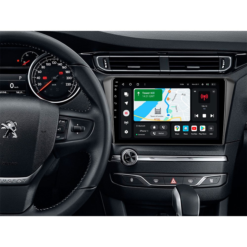 Автомагнітола GAZER T6010-T9 PRO MAX для Peugeot 408 2 2014-2018 (43516)