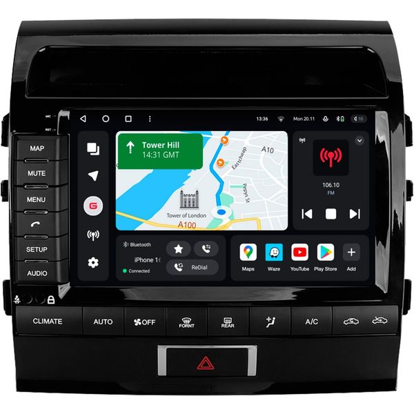 Автомагнітола GAZER T6010-TJ200 PRO MAX для Toyota Land Cruiser 200 (J200) 2007-2015