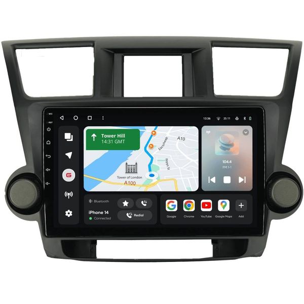 Автомагнітола GAZER T6010-XU40 PRO для Toyota Highlander 2 (XU40) 2007-2013 (80499)