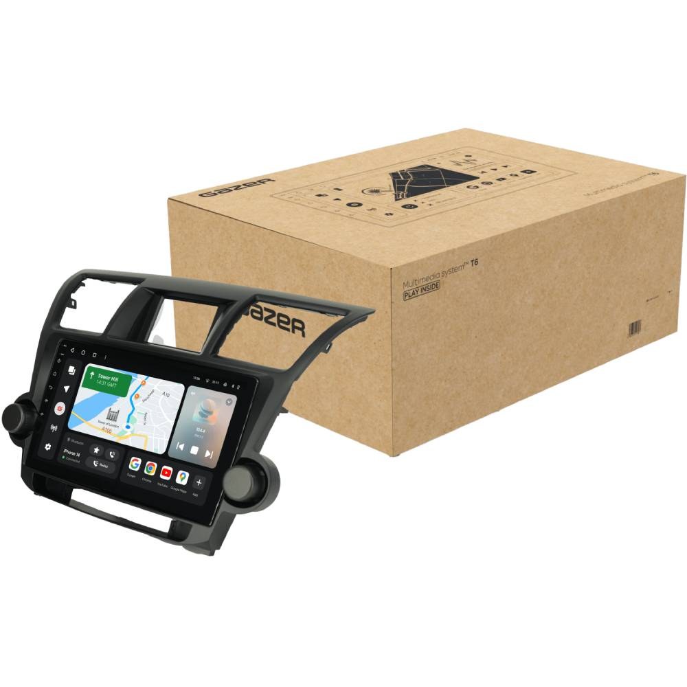 Автомагнітола GAZER T6010-XU40 PRO для Toyota Highlander 2 (XU40) 2007-2013 (80499)
