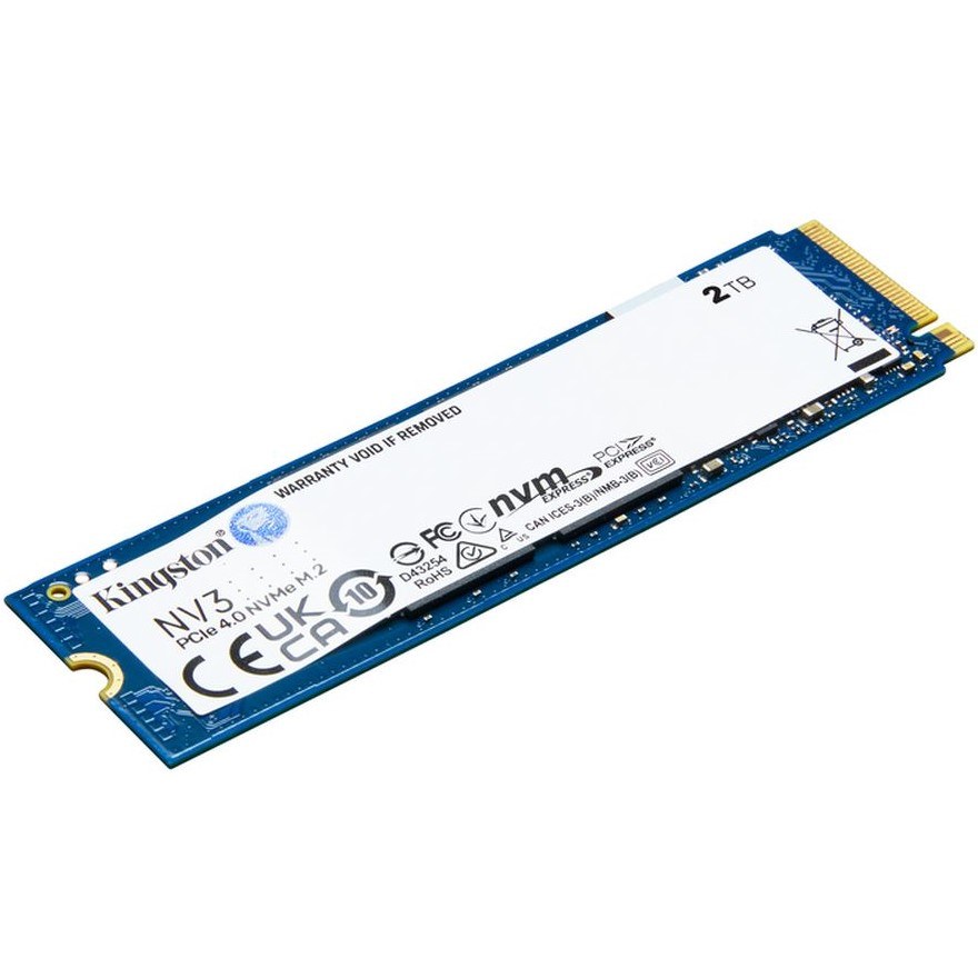 SSD накопичувач KINGSTON NV3 2TB M.2 2280 NVMe PCIe 4.0 x4 3D NAND (SNV3S/2000G)