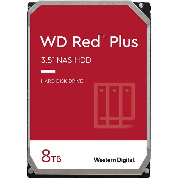 Жорсткий диск WD Red Plus 8TB 5400 rpm (WD80EFPX)