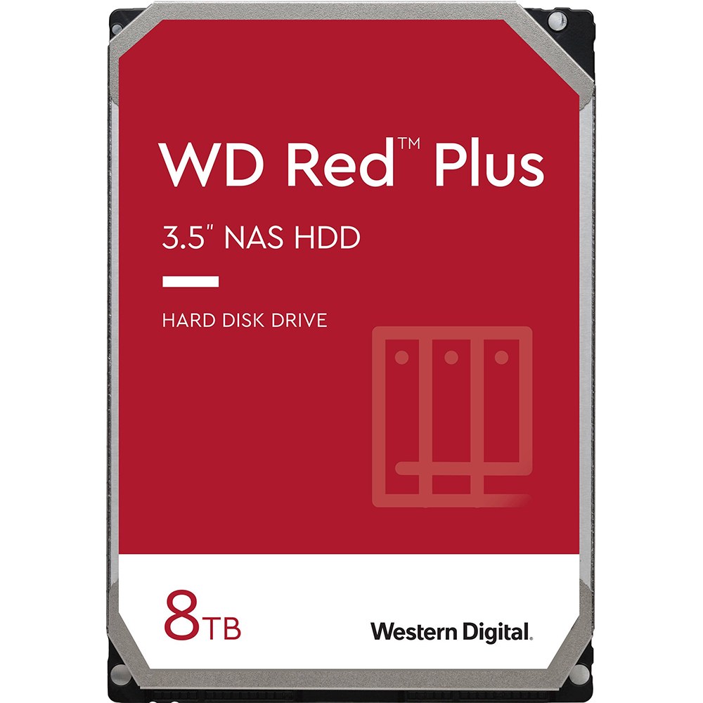 Жорсткий диск WD Red Plus 8TB 5400 rpm (WD80EFPX)