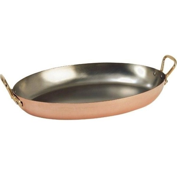 Сковорода для риби DE BUYER Inocuivre 32x20 см Copper (6451.32)