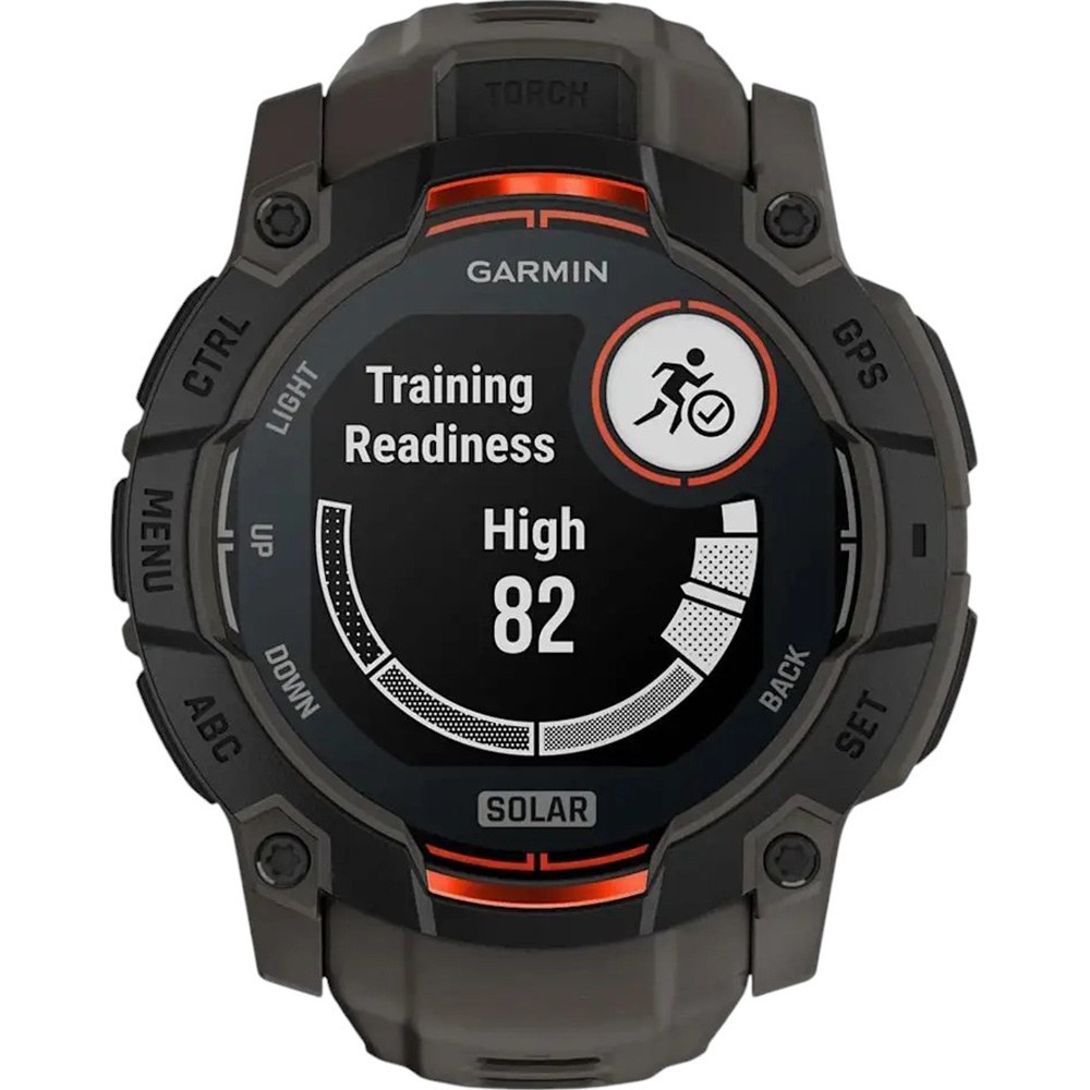 Смарт-годинник GARMIN Instinct 3 Solar (50 мм) Black with Charcoal Band (010-02935-00)