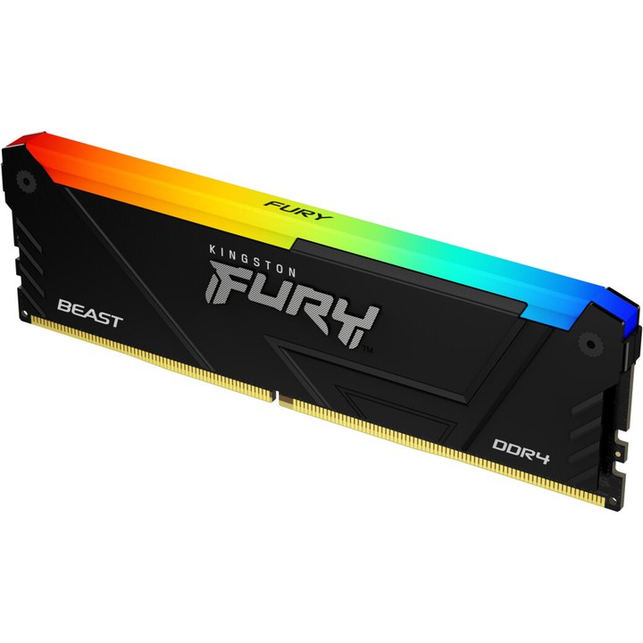 Модуль пам'яті Kingston Beast Fury DDR4 32Gb 3200MHz RGB Black (KF432C16BB2A/32)