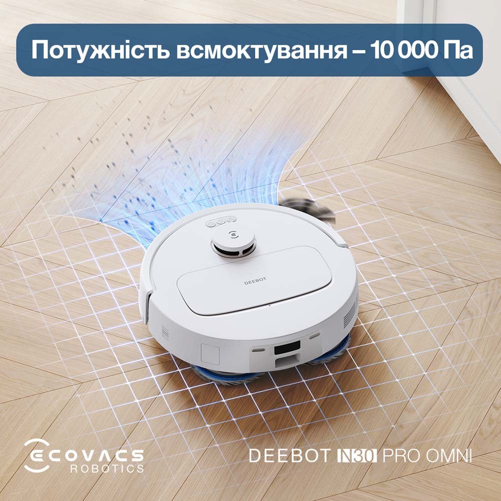 Робот-пилосос ECOVACS N30 PRO YDLX11-1 White