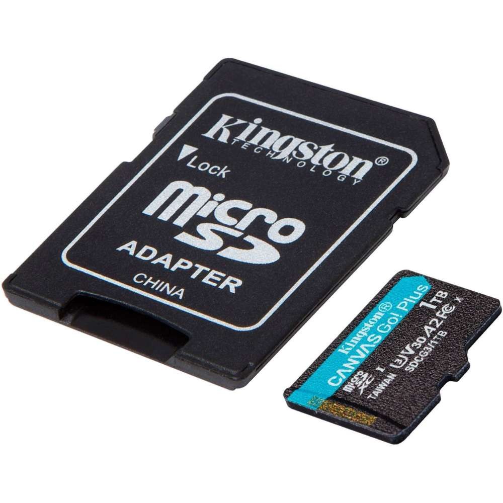 Карта пам'яті KINGSTON microSD 1TB C10 UHS-I U3 A2 V30 + SD (SDCG4/1TB)