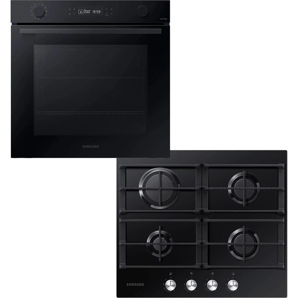 Комплект SAMSUNG Духова Шафа NV7B4125ZAK/WT + Газова Варильна Поверхня NA64H3000AK/WT