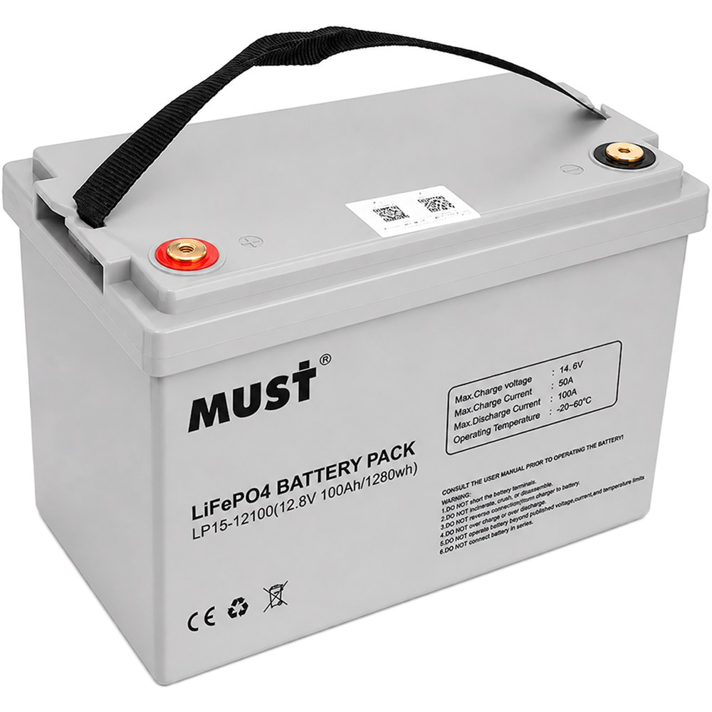 Акумулятор MUST LiFePO4 12.8V 100Ah (LP15-12100)