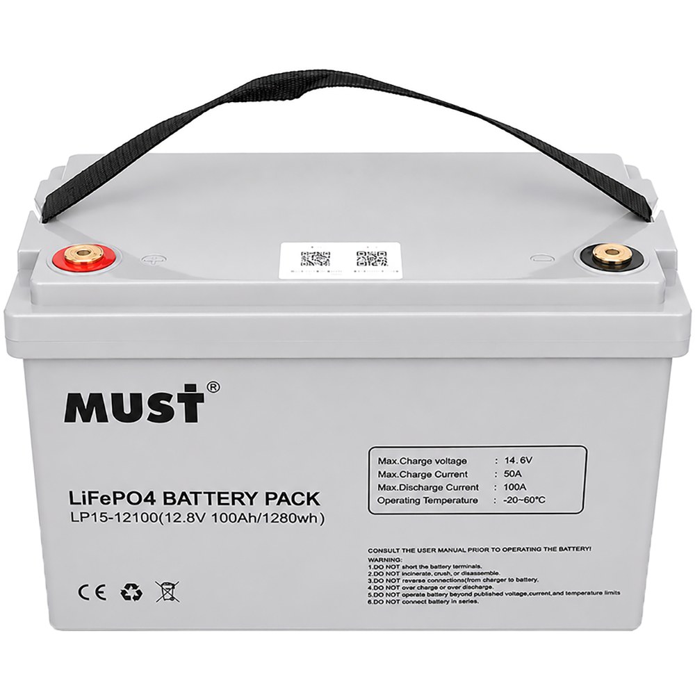 Акумулятор MUST LiFePO4 12.8V 100Ah (LP15-12100)