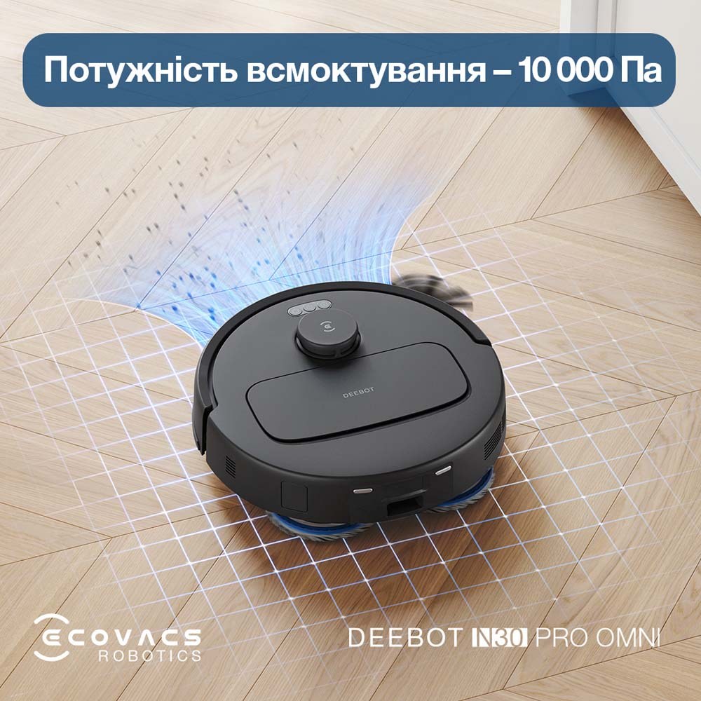 Робот-пилосос ECOVACS DEEBOT N30 PRO YDLX11-1 BLACK
