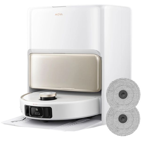 Робот-пилосос MOVA V50 Ultra Complete White EUA