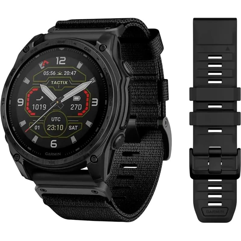 Смарт-годинник GARMIN Tactix 8 51 mm Solar Elite Includes Applied Ballistics Elite Solver (010-03407-11)