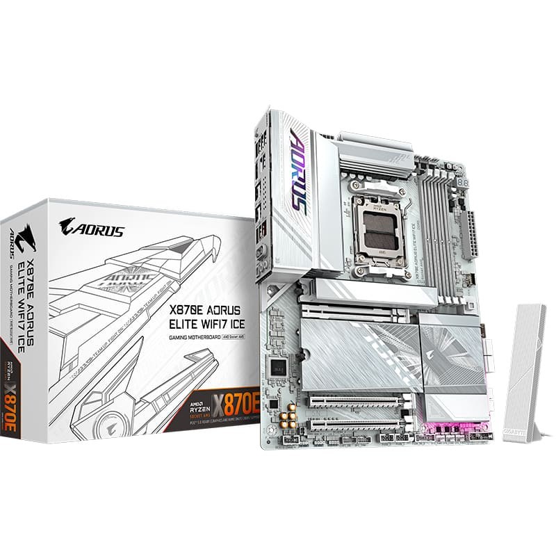 Материнська плата GIGABYTE X870E AORUS ELITE WIFI7 ICE