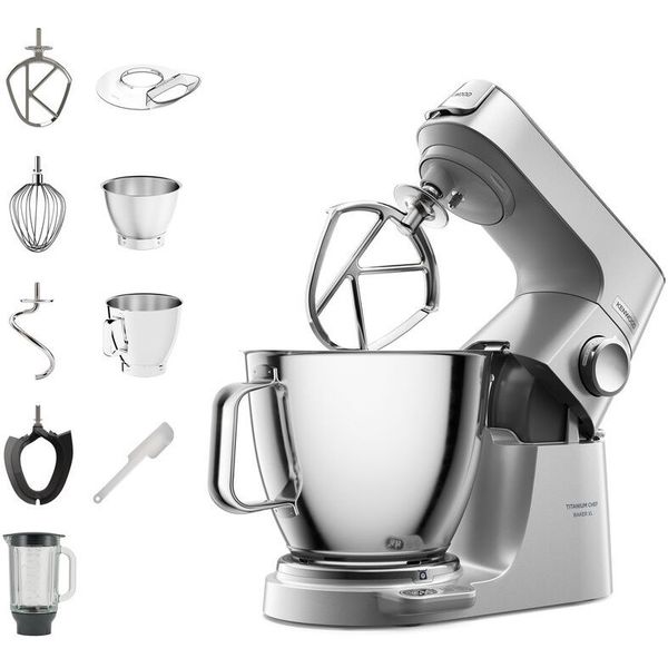 Кухонна машина KENWOOD Titanium Chef Baker XL KVL85.124SI Silver