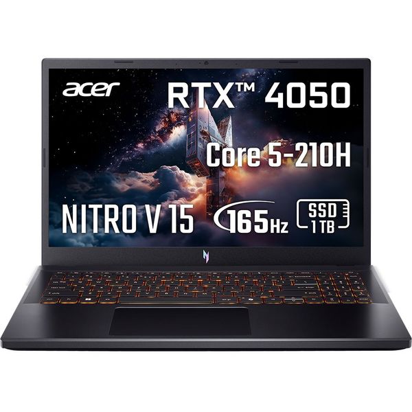 Ігровий ноутбук ACER Nitro V 15 ANV15-52-55L1 Obsidian Black (NH.QV2EU.003)