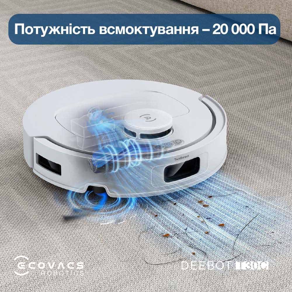 Робот-пилосос ECOVACS T30C WHITE (DLX71 WHITE)