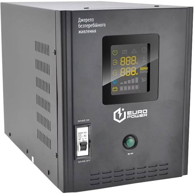 ДБЖ EUROPOWER PSW-EP6000TW48 4200W / 6000VA під зовнішню АКБ 48В