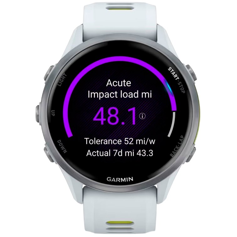 Смарт-годинник GARMIN Forerunner 970 Whitestone/Amp Yellow