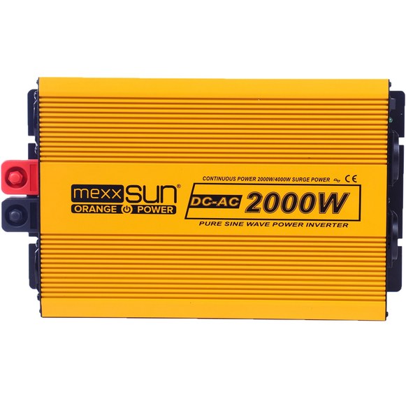 Інвертор напруги MEXXSUN 12V/220V 2000W (MXSPSW-2000-12S)