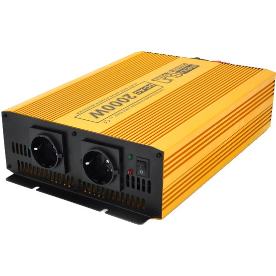 Інвертор напруги MEXXSUN 12V/220V 2000W (MXSPSW-2000-12S)