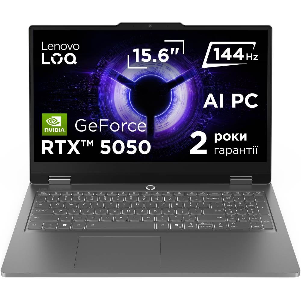 Ноутбук LENOVO LOQ 15IRX11E Luna Grey (83SC002NRA)