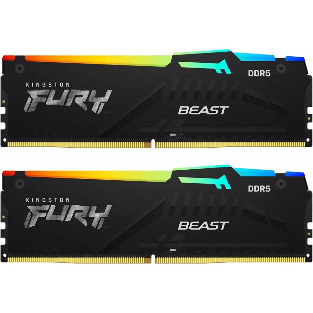 Набір KINGSTON 32GB DDR5 6000 MHz Beast RGB EXPO (KF560C30BBEAK2-32)