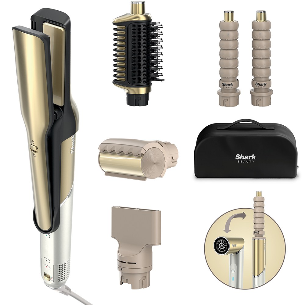 Мультистайлер SHARK Glam Sleek Straight Waves & Curls Multi-styler (HD6051SEU)