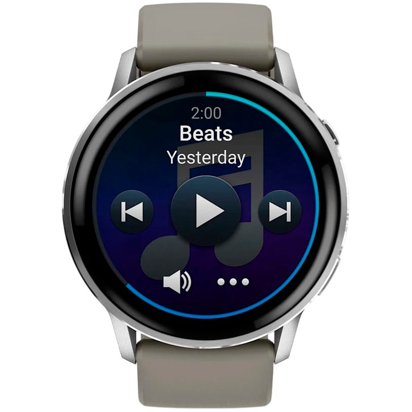 Смарт-годинник GARMIN Venu 4 45 мм Silver/Grey (010-03014-01)