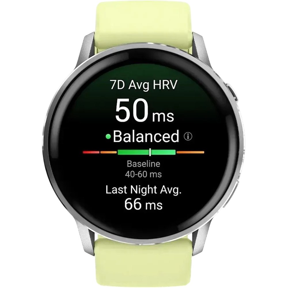 Смарт-годинник Garmin Venu 4 45mm Gray w/ Silver + Citron (010-03014-02)