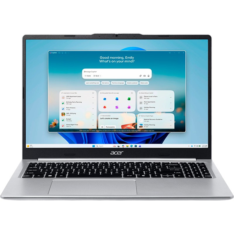 Ноутбук ACER Aspire Lite AL15-46P-R7WS Light Silver (NX.JXTEU.004)