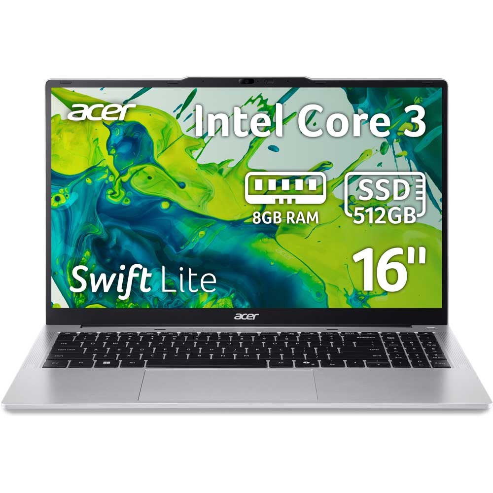 Ноутбук ACER Swift Lite SFL16-31P-36DW Silver (NX.D4WEU.002)