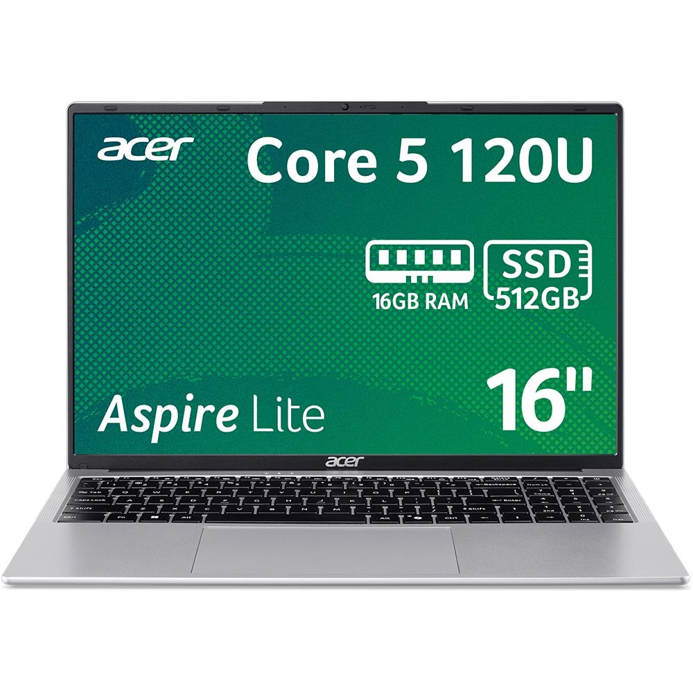 Ноутбук ACER Aspire Lite AL16-54P-552L Light Silver (NX.DK6EU.003)