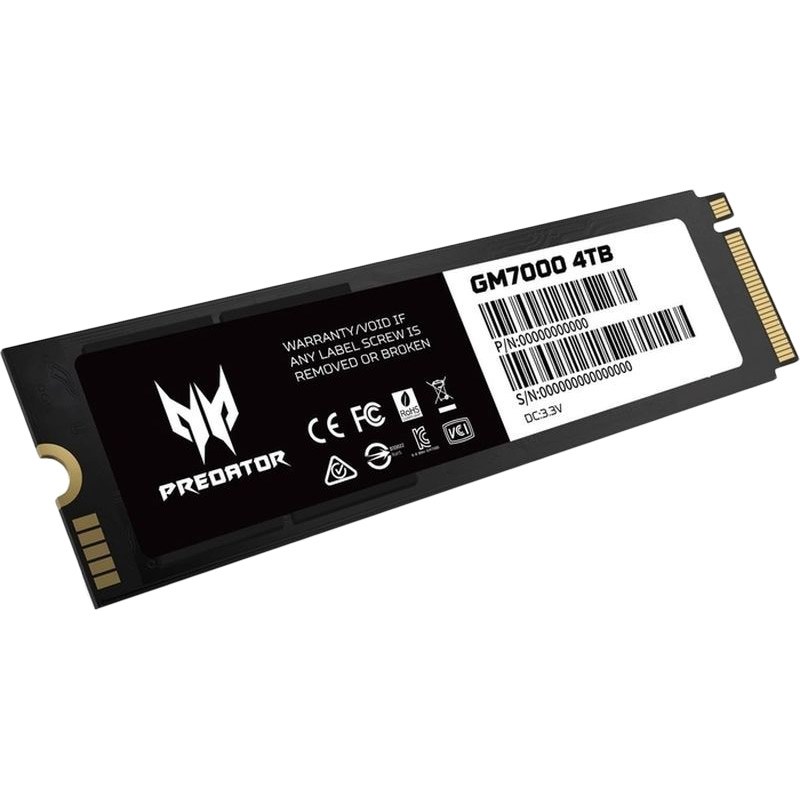SSD накопичувач ACER Predator M.2 2280 4TB GM7000 (BL.9BWWR.107)