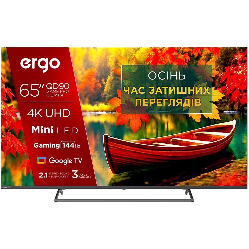 Телевізор ERGO 65MQD90 Game PRO