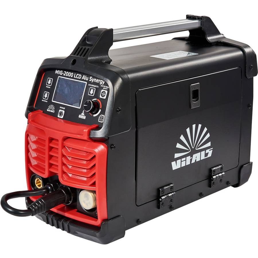 Зварювальний апарат VITALS Professional MIG 2000 LCD Alu Synergy (156989)