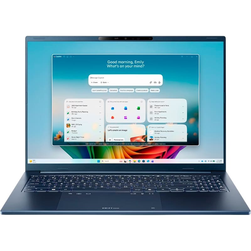 Ноутбук ACER Swift Go 16 AI SFG16-A71-R48W Steam Blue (NX.JX9EU.003)