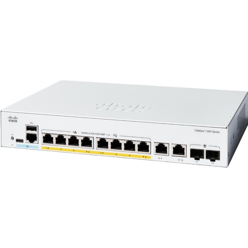 Комутатор CISCO Catalyst C1300-8T-E-2G