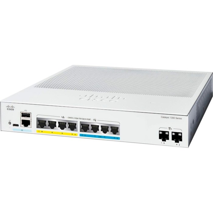 Комутатор CISCO Catalyst 1300 (C1300-8MGP-2X)