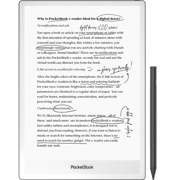 Електронна книга POCKETBOOK InkPAd One Black (PB1030-8-WW)