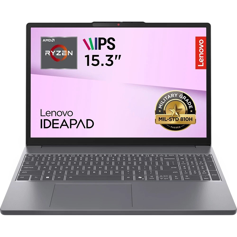 Ноутбук Lenovo IdeaPad Slim 3 15ARP10 Luna Grey (83K700GKRA)