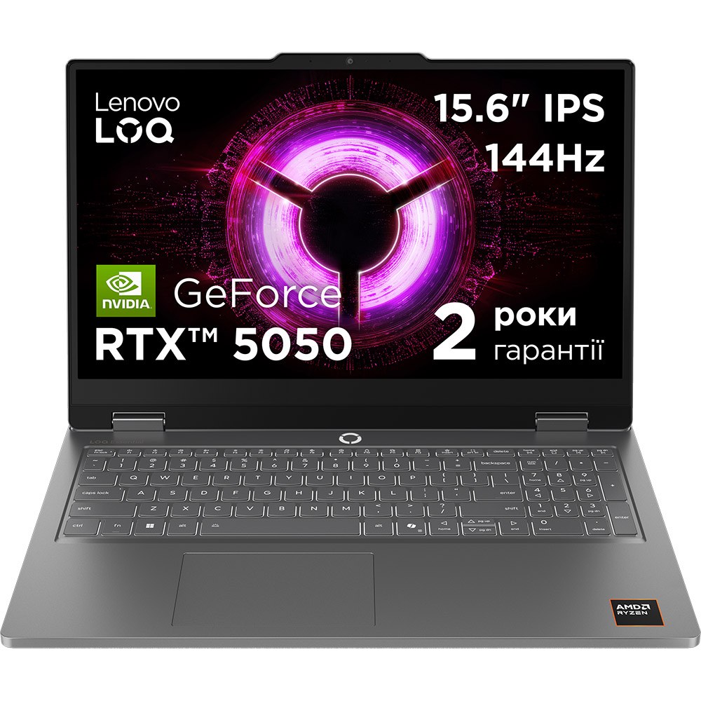 Ноутбук LENOVO LOQ Essential 15ARP11 Luna Grey (83VA001QRA)