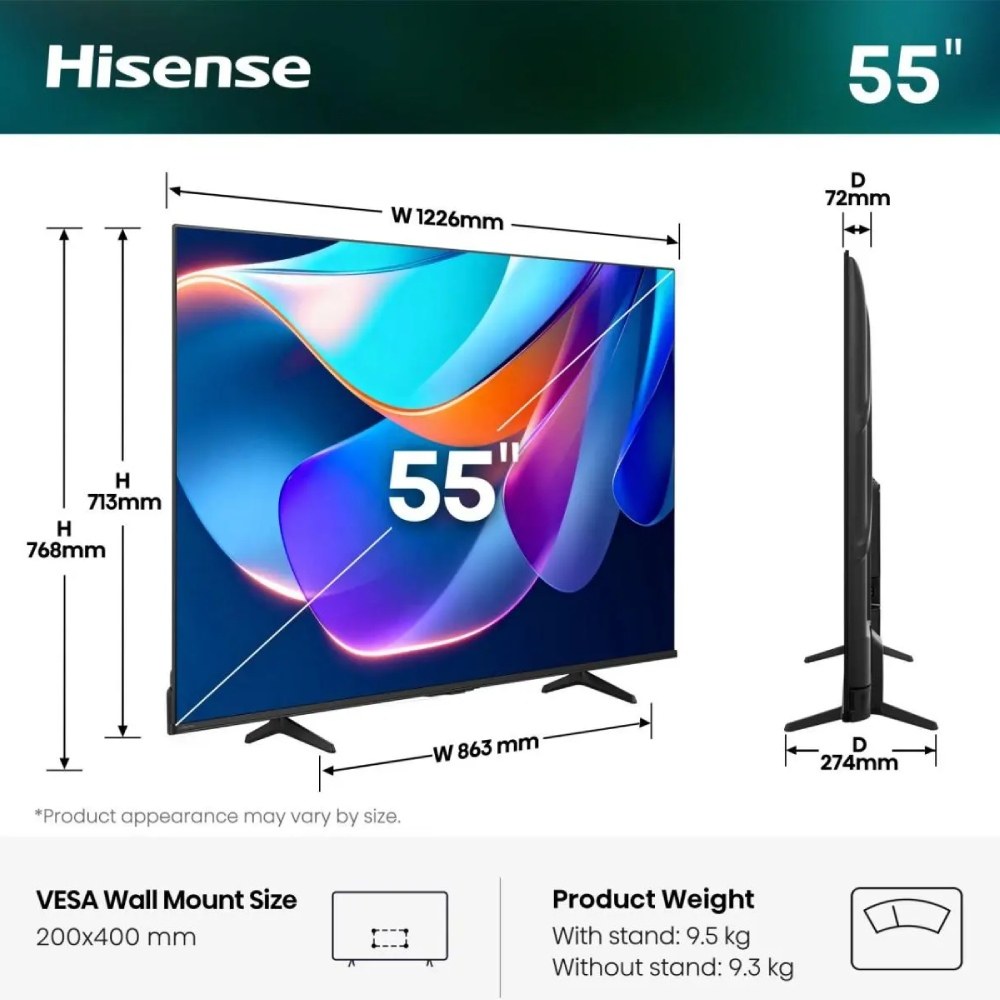 Телевізор HISENSE 55A6S