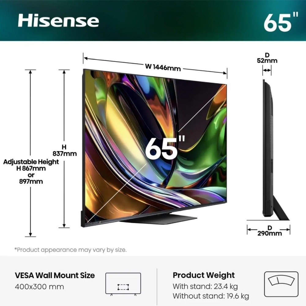 Телевізор HISENSE 65UR8S